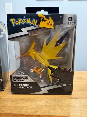 Pokemon Zapdos Select Articulated Figure - Yellow, Black